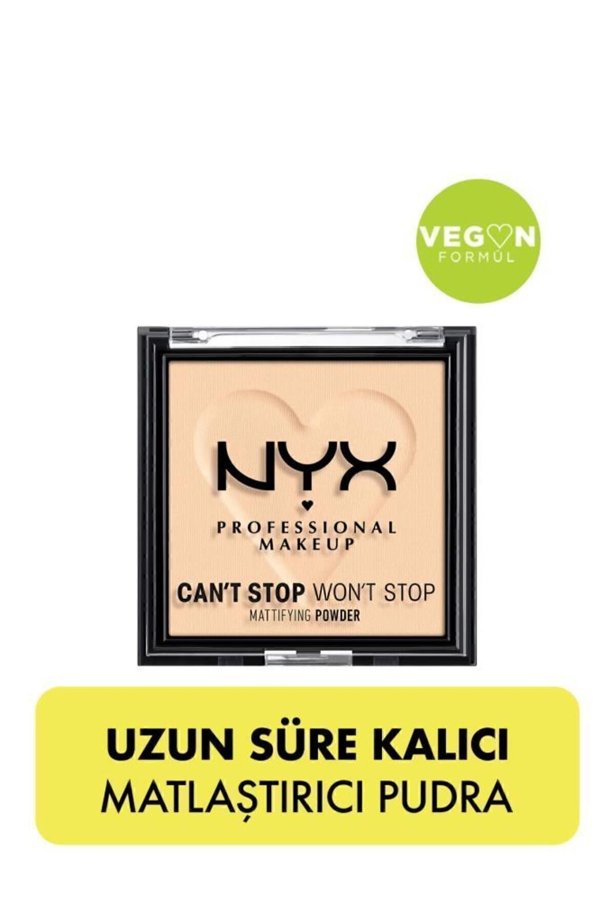 NYX Professional Makeup  Can’t Stop Won’t Stop Matlaştırıcı Pudra- Light