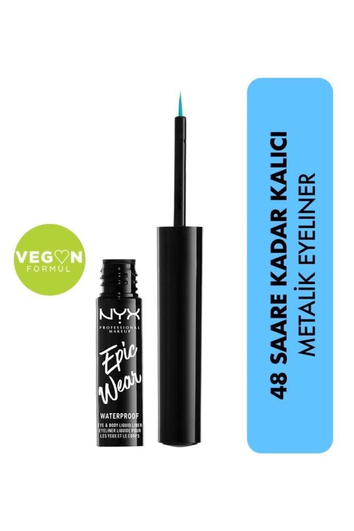 Eyeliner - Epic Wear Metallic Liquid Liner Teal Metal