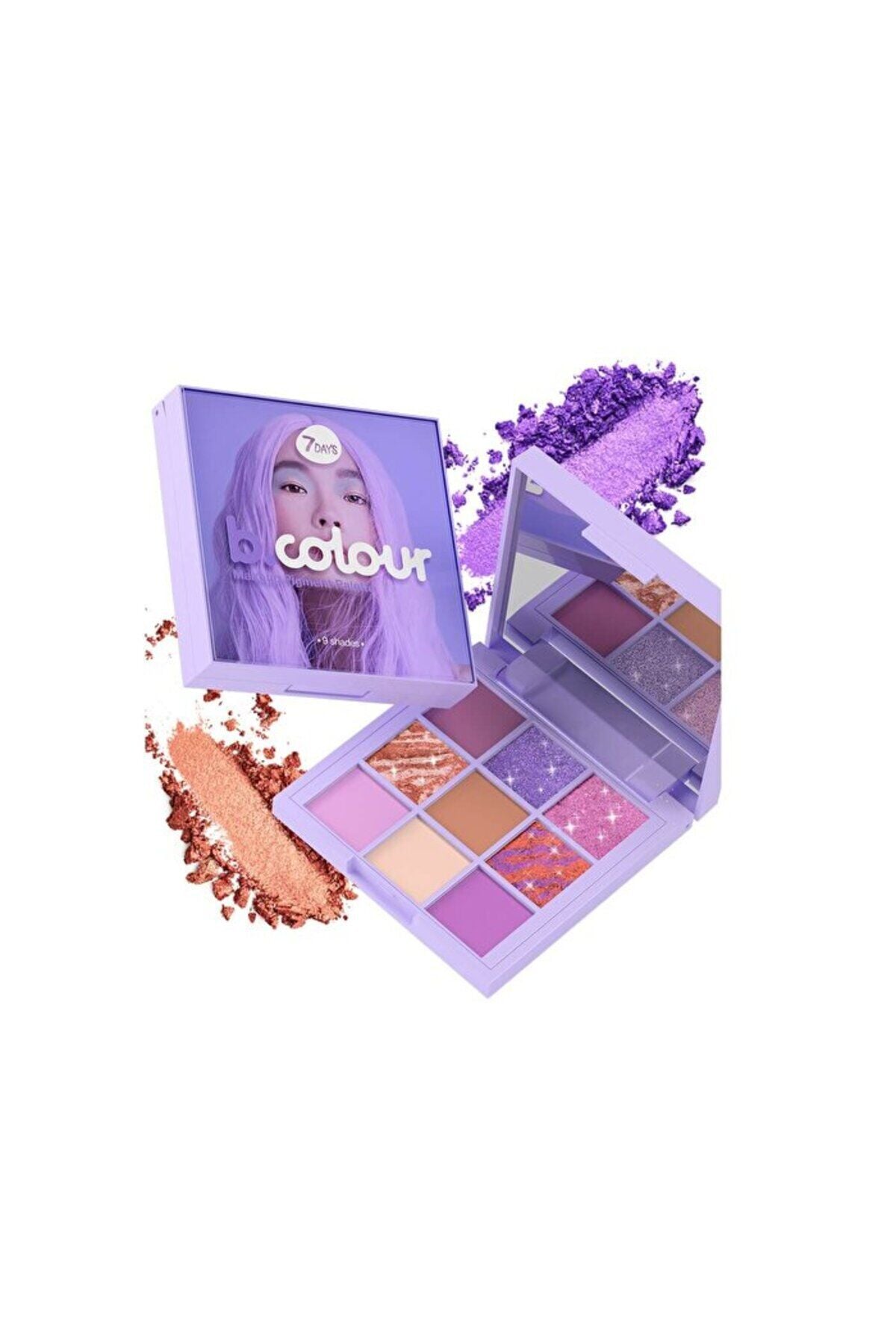7Days B.Colour Far Paleti - 01 Violet Macarons