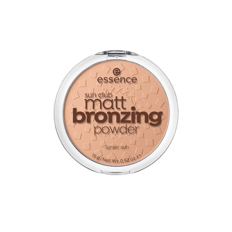 Essence Sun Club Matt Bronzing Powder Pudra Lighter Skin No: 01 Natural