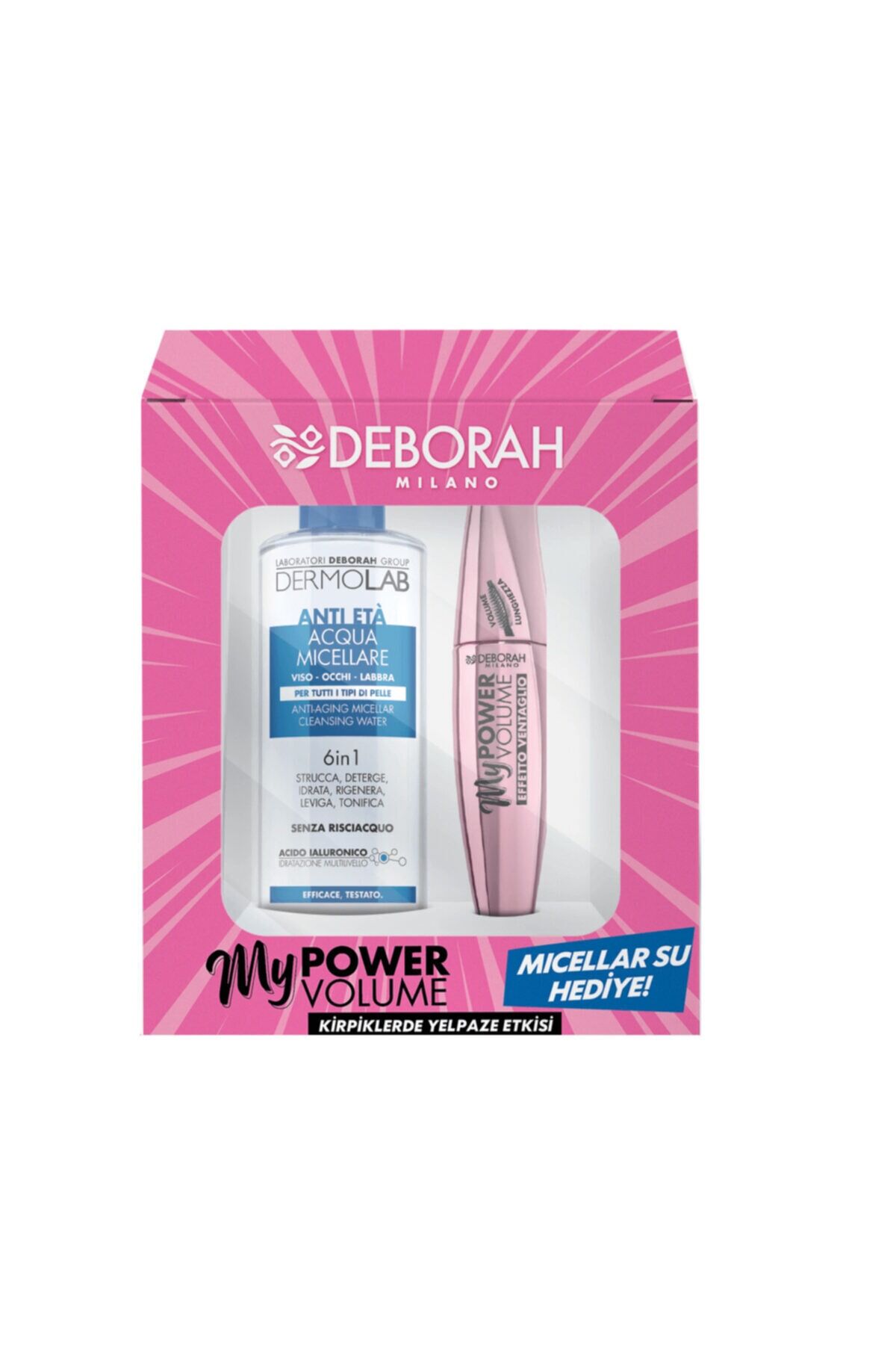 My Power Volume Maskara Ve Micellar Temizleme Suyu Seti