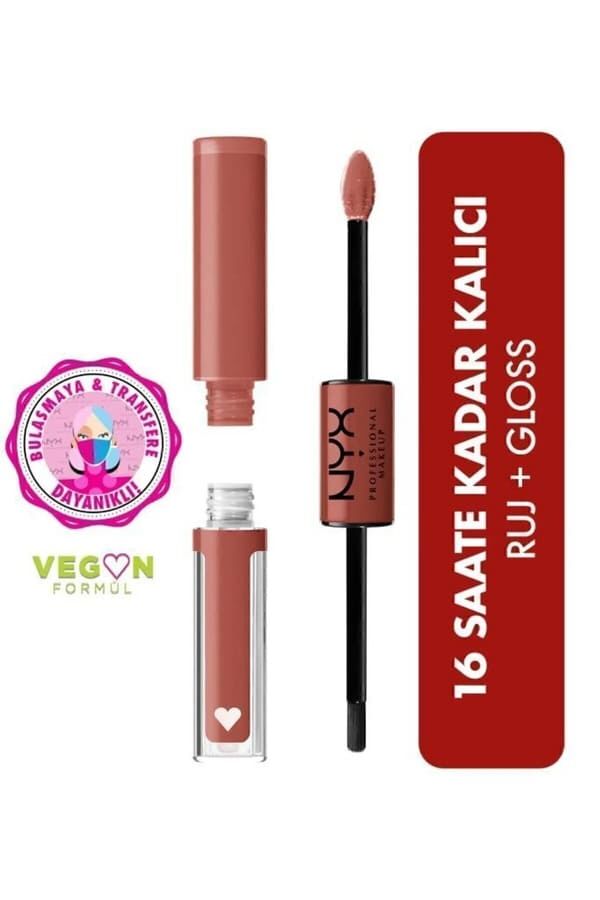 NYX Professional Makeup Shine Loud High Shine Lip Color Ambition Statement - Dudak Parlatıcısı