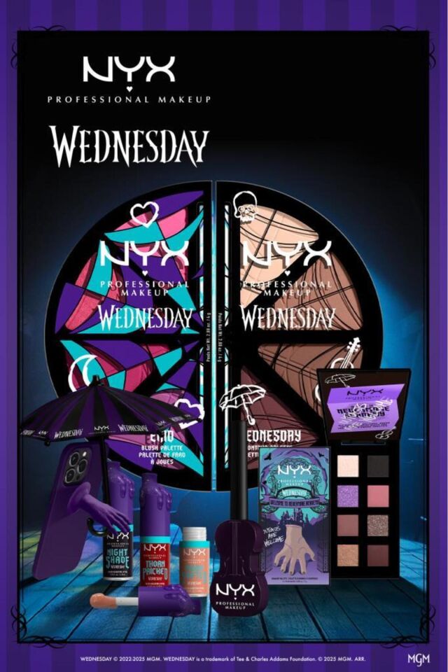 NYX Professional Makeup Wednesday Özel Koleksiyonu 8'li Göz Farı Paleti