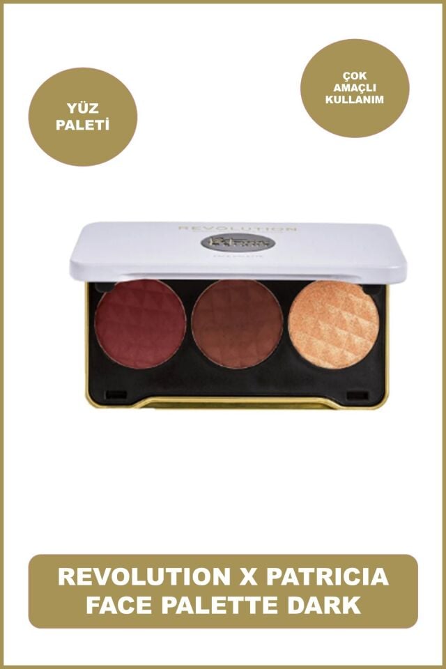 Yüz Paleti - X Patricia Face Palette Dark
