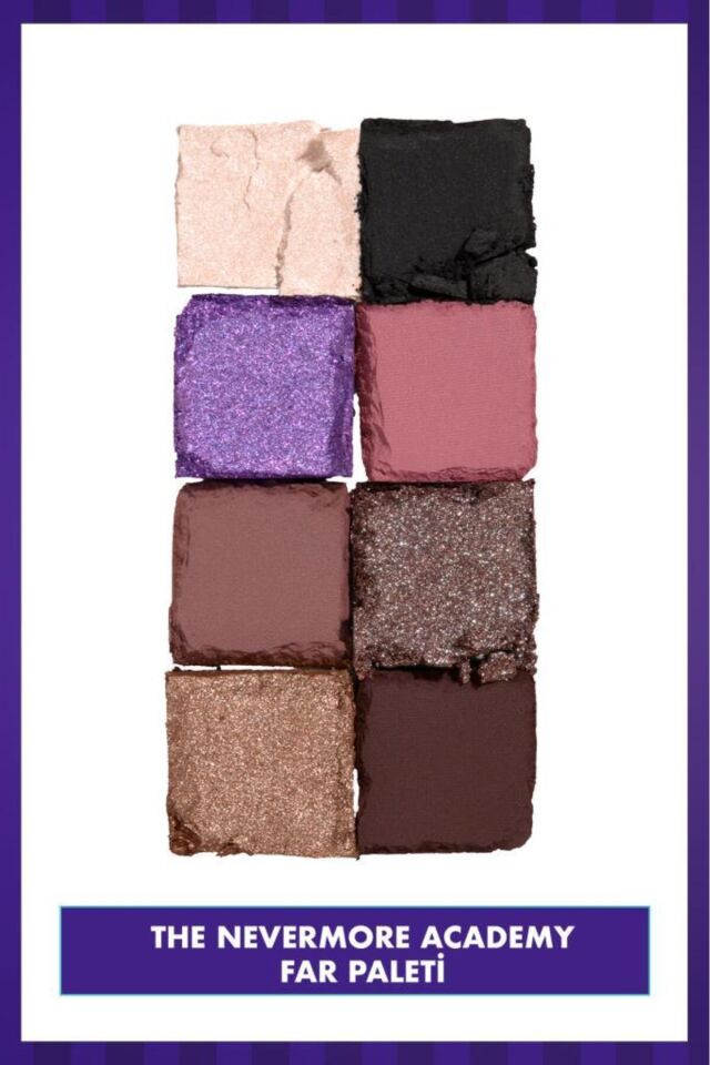 NYX Professional Makeup Wednesday Özel Koleksiyonu 8'li Göz Farı Paleti