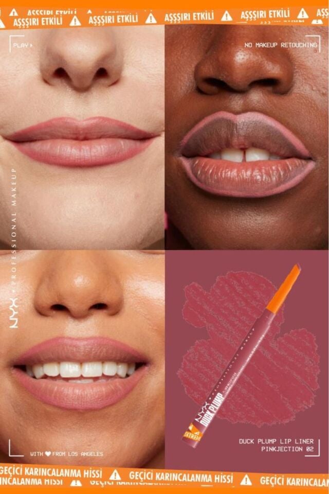 Duck Plump Dolgun Görünüm Veren Dudak Kalemi - 02 Pinkjection