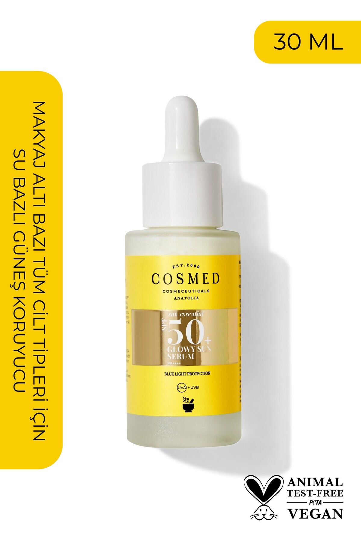 Güneş Koruyucu Spf50 Sun Serum-Makyaj Altı 30 ml