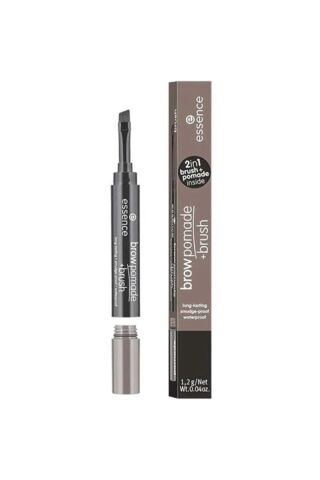Essence Brow Pomade & Brush - Kaş Pomadı No: 03 Cool Brown