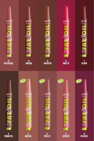 NYX Professional Makeup Fat Oil Slick Click Parlatıcı Dudak Balmı - 12 Trending Topic
