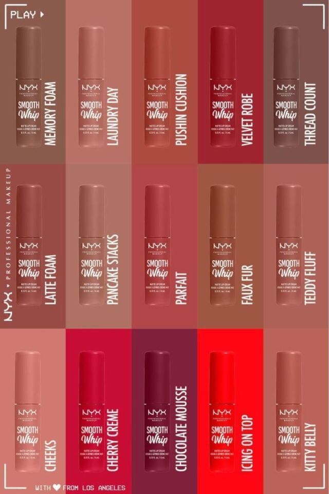 NYX Professional Makeup Smooth Whip Kremsi Likit Mat Ruj - Thread Count