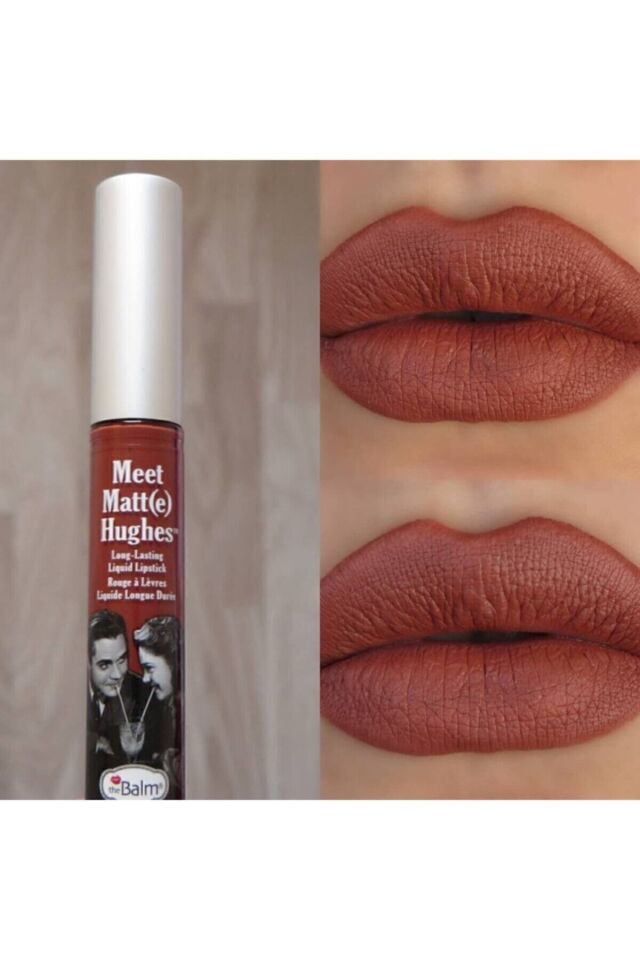 the balm Meet Matte Hughes Lipstick Likit Ruj - Trustworthy