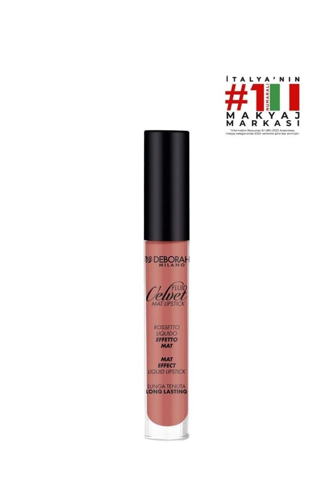 Fluid Velvet Mat Likit Ruj No: 1