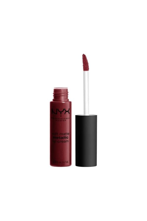 NYX Professional Makeup  Mat Ruj - Soft Matte Metallic Lip Cream Budapest