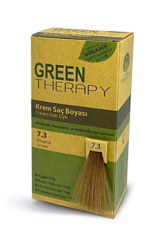 Green Therapy  Krem Saç Boyası 7.3 Karamel