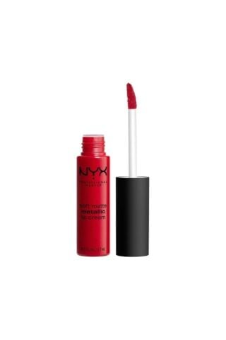 NYX Professional Makeup Mat Ruj - Soft Matte Metallic Lip Cream Monte Carlo