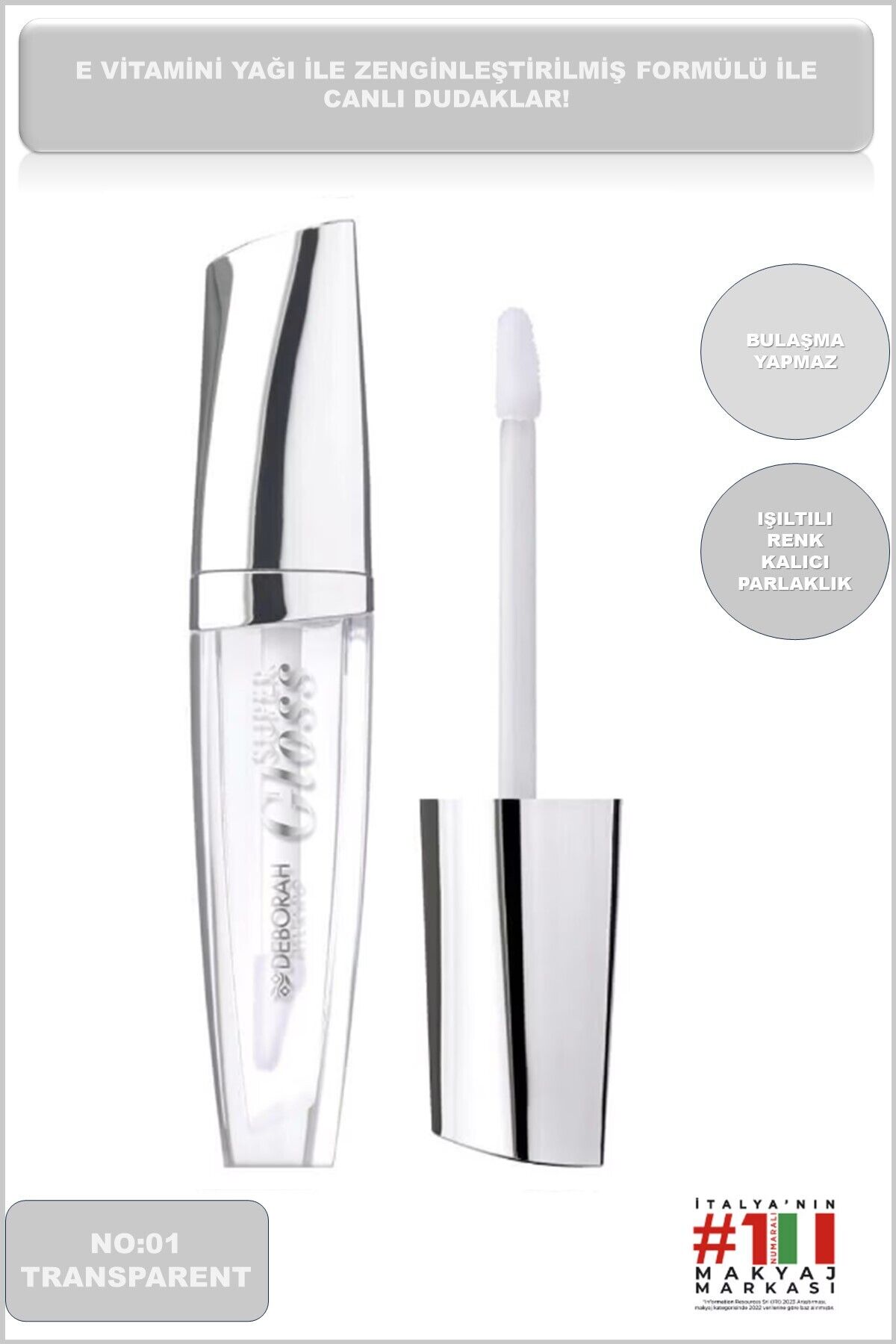 Milano Transparent No: 01 Dolgunlaştırıcı Etkili Super Gloss