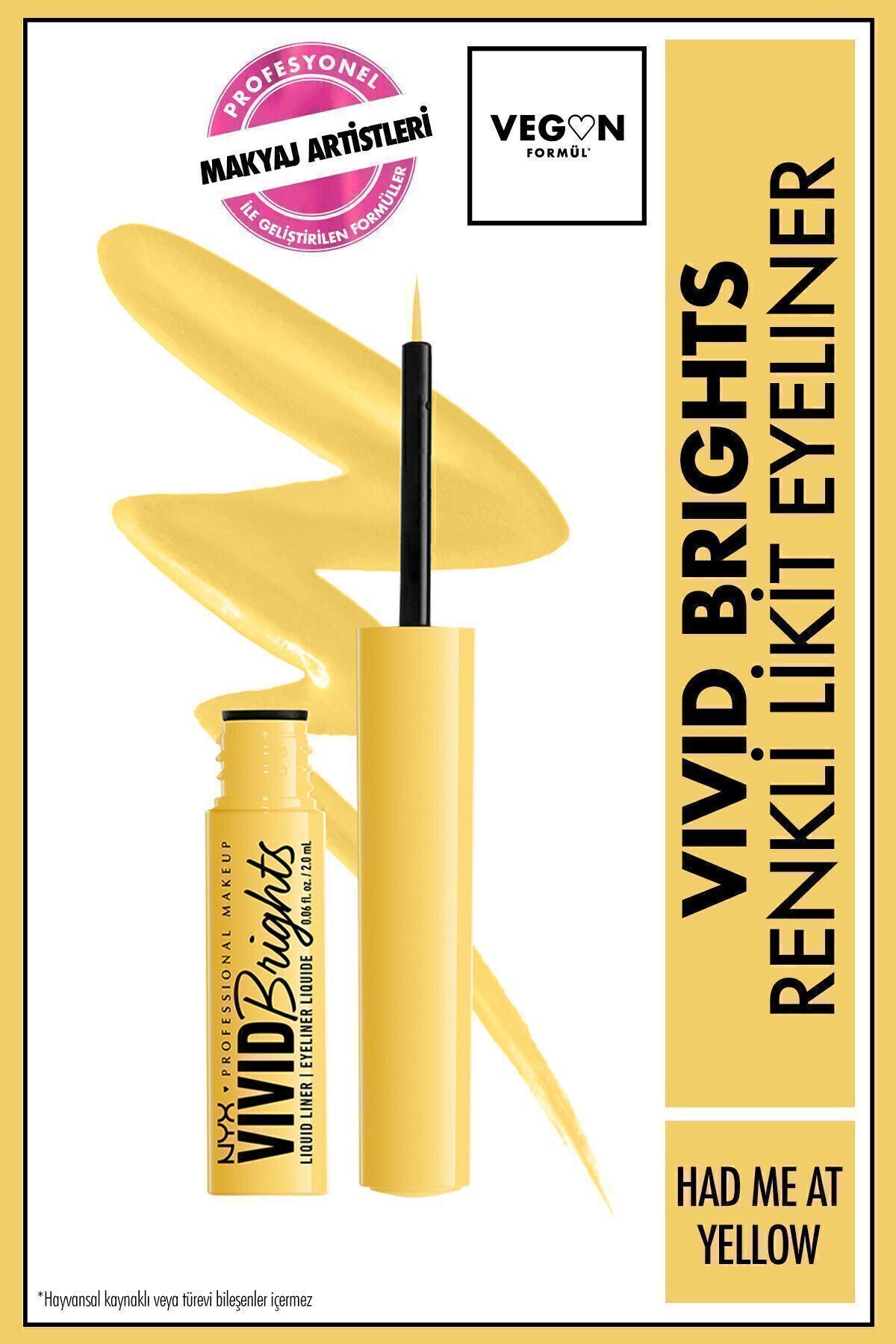 Vivid Brights Likit Eyeliner - Ghosted Green Had Me At Yellow