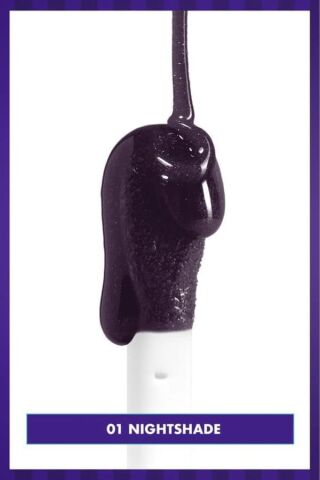 NYX Professional Makeup  Wednesday Özel Koleksiyonu Renk Değiştiren Dudak Yağı - 01 Nightshade