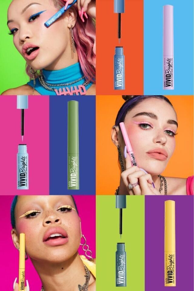 Vivid Brights Likit Eyeliner - Ghosted Green Blue Thang
