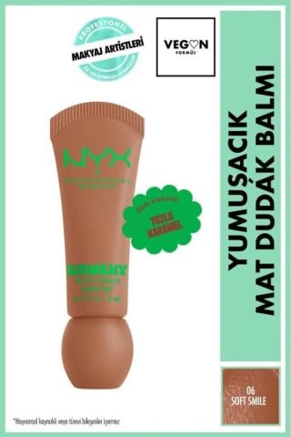 NYX Professional Makeup Smushy Yumuşacık Mat Dudak Balmı - 06 Soft Smile