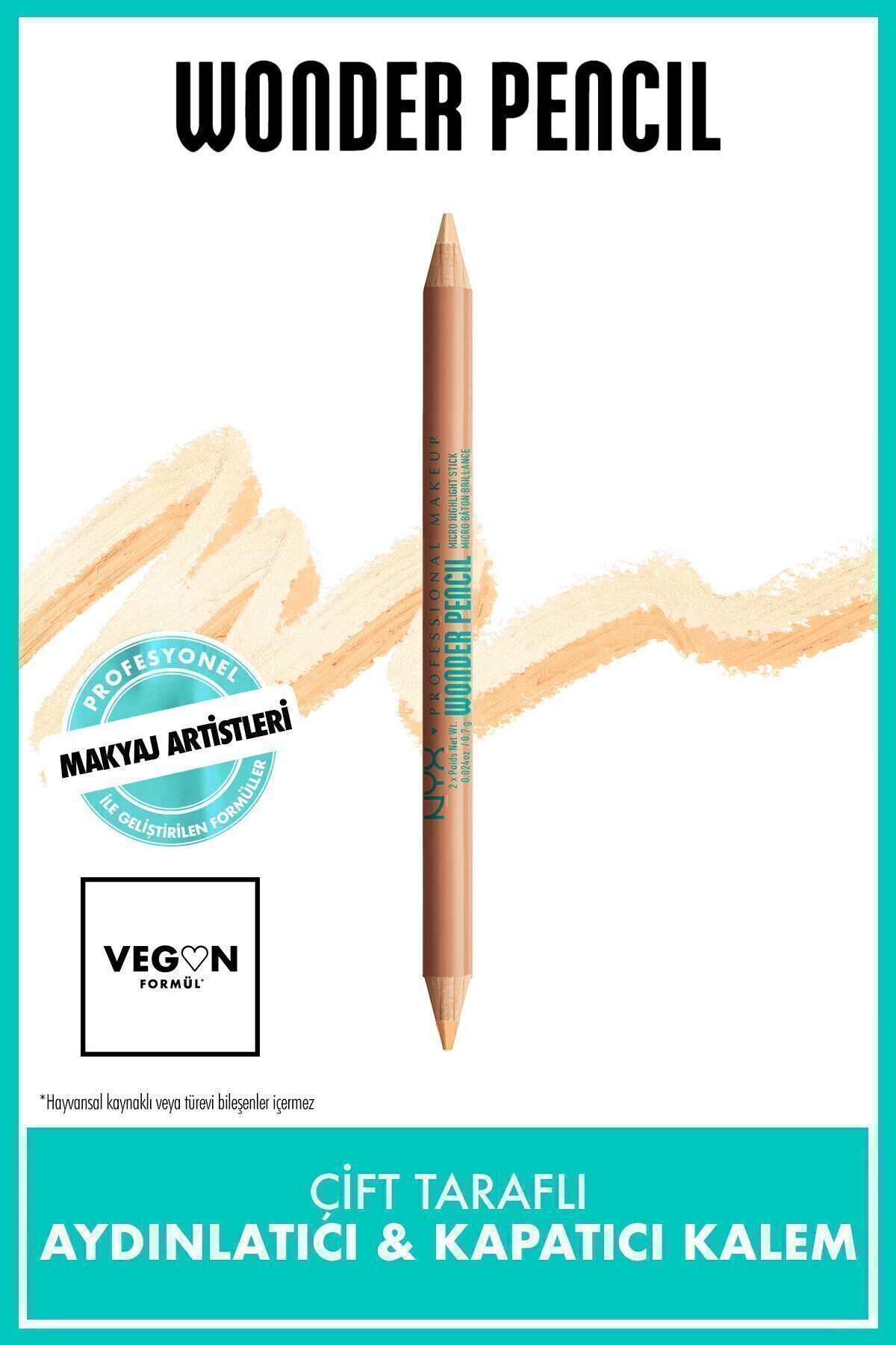 Wonder Pencil Çift Taraflı Aydınlatıcı & Kapatıcı Kalem - Light Medium