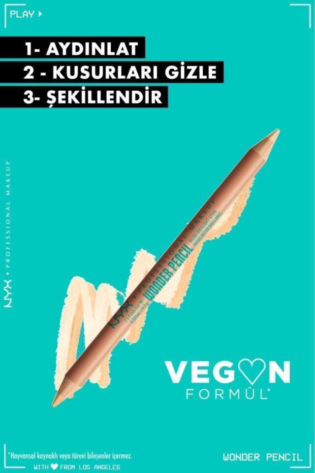Wonder Pencil Çift Taraflı Aydınlatıcı & Kapatıcı Kalem - Light Medium