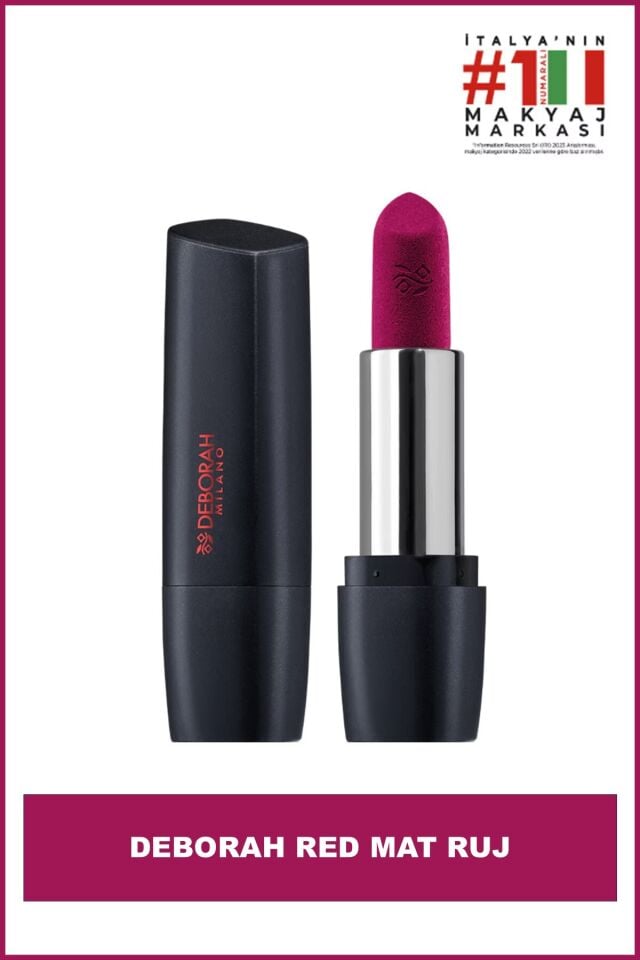 Deborah Milano Red No: 31 Berry Me Mat Ruj