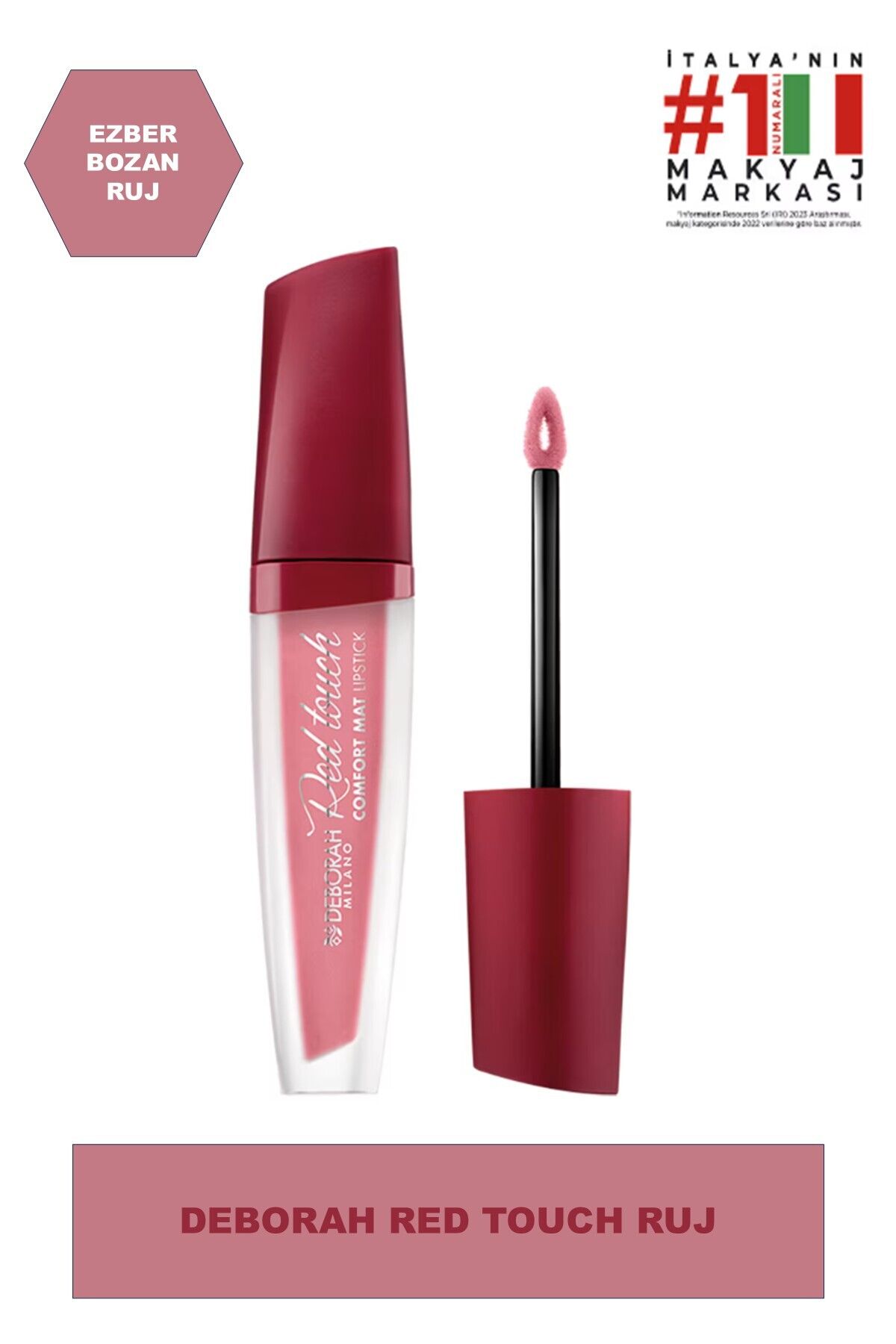 Red Touch Likit Ruj No:01 Nude Beıge