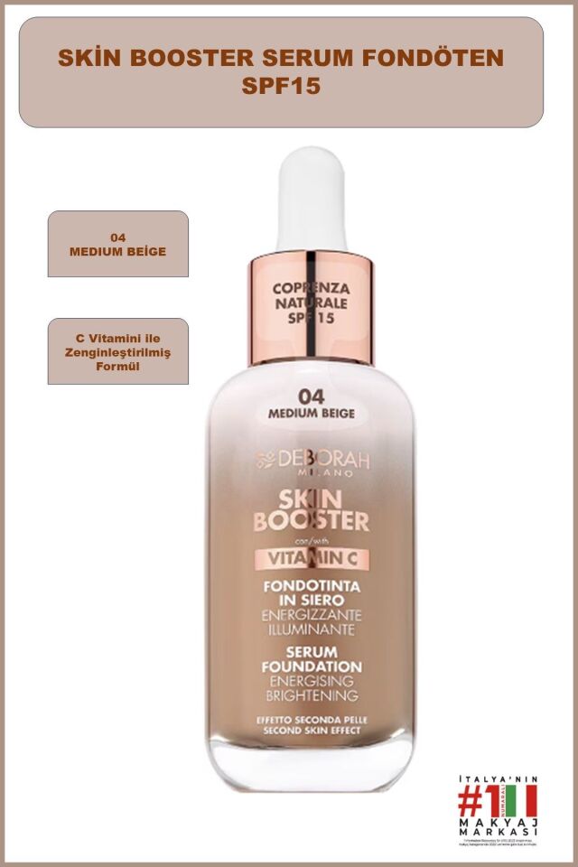 Deborah  Skin Booster Serum Fondöten 04