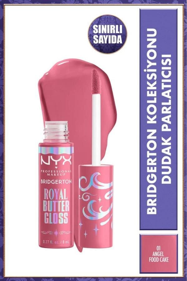 NYX Professional Makeup Bridgerton Koleksiyonu Dudak Parlatıcısı - Angel Food Cake