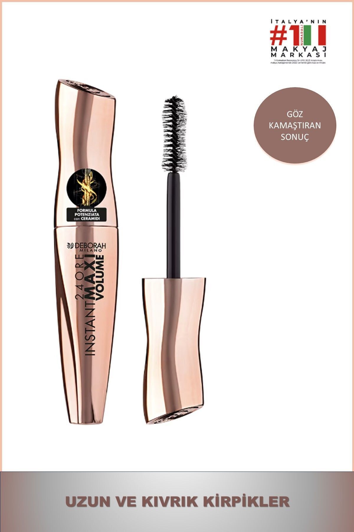 Deborah 24Ore Instant Max Volume Ceramıde Maskara
