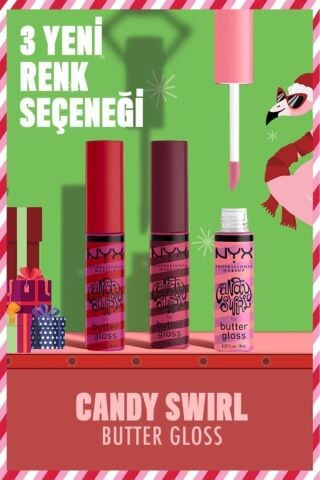 NYX Professional Makeup utter Gloss Candy Swirl Dudak Parlatıcısı - Sprinkle