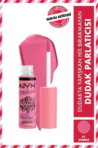 NYX Professional Makeup utter Gloss Candy Swirl Dudak Parlatıcısı - Sprinkle