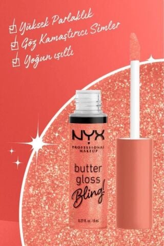 NYX Professional Makeup Butter Gloss Bling Işıltılı Dudak Parlatıcısı - 02 Dripped Out