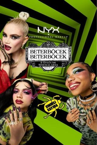 NYX Professional Makeup Beetlejuice Özel Koleksiyon Dudak Parlatıcısı - 02 Green + Purple