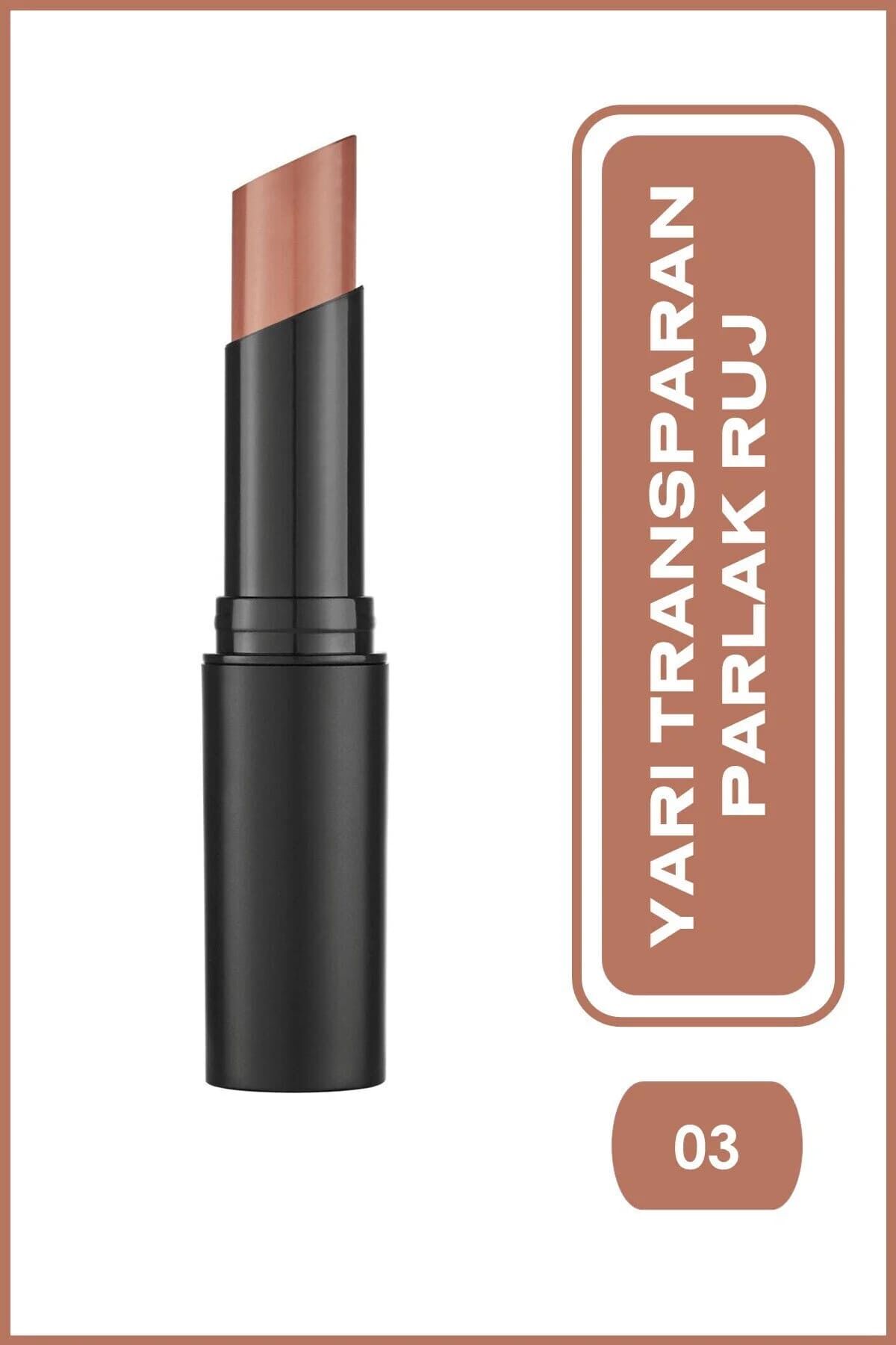 Golden Rose Sheer Shine Stylo Lipstick No: 03 - Argan Yağlı Parlak Ruj