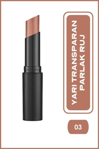 Golden Rose Sheer Shine Stylo Lipstick No: 03 - Argan Yağlı Parlak Ruj