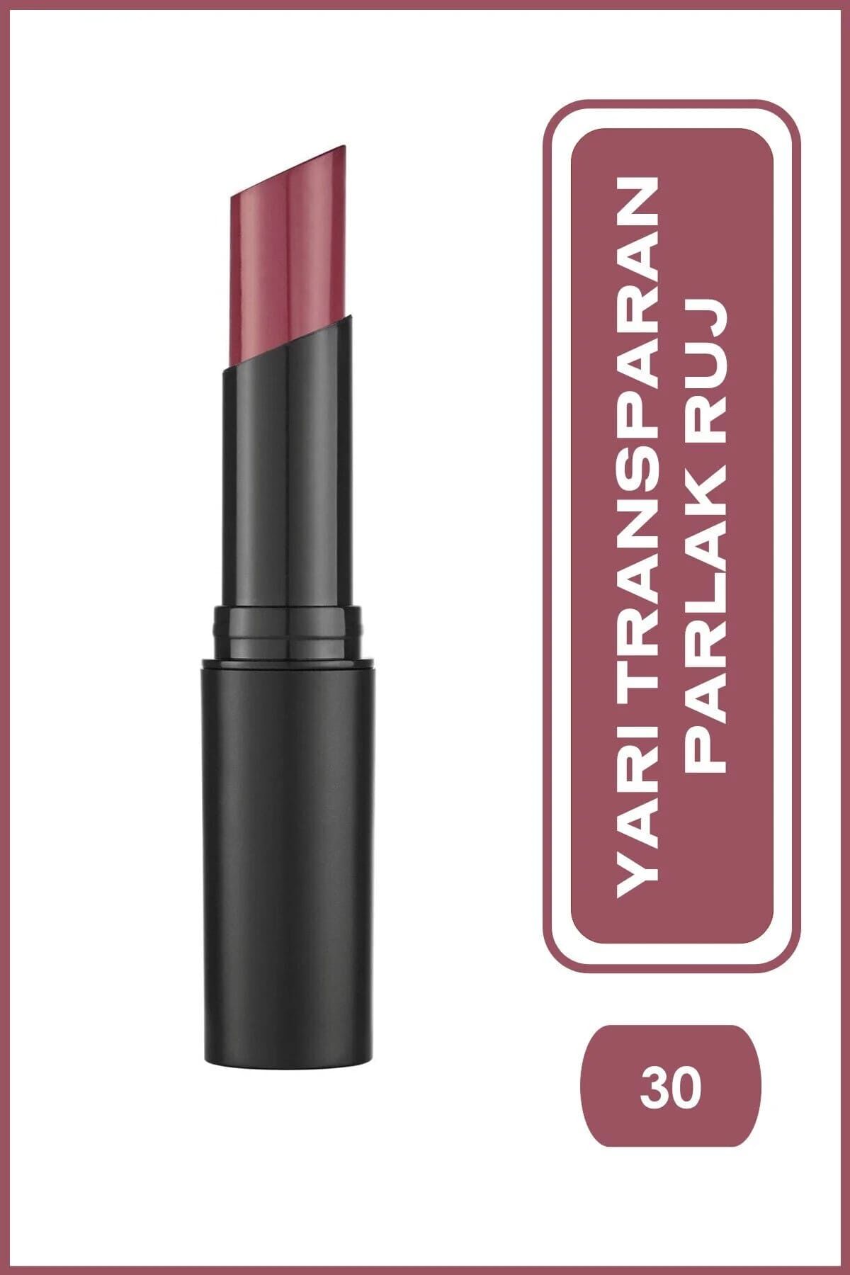 Golden Rose Sheer Shine Stylo Lipstick No: 30 - Argan Yağlı Parlak Ruj SPF 25