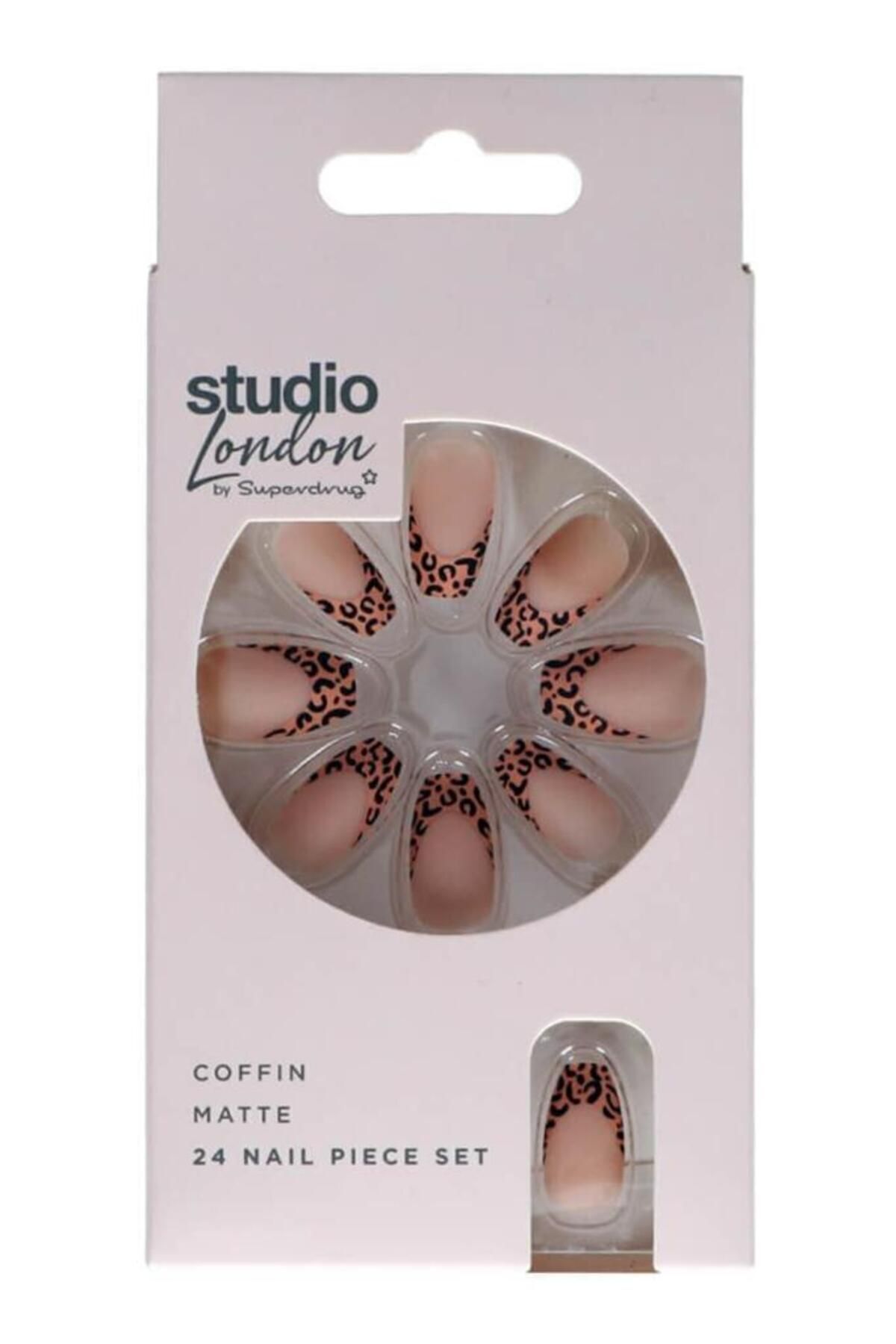 S/d Studıo Takma Tırnak Leopar