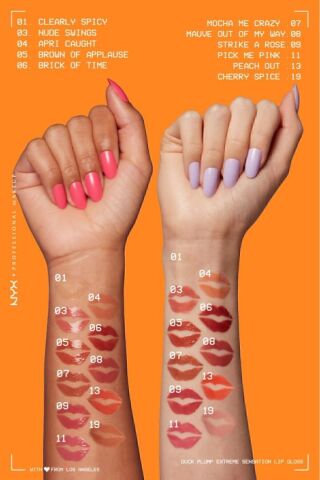 NYX Professional Makeup Duck Plump Dolgun Görünüm Veren Dudak Parlatıcısı - 13 Peach Out