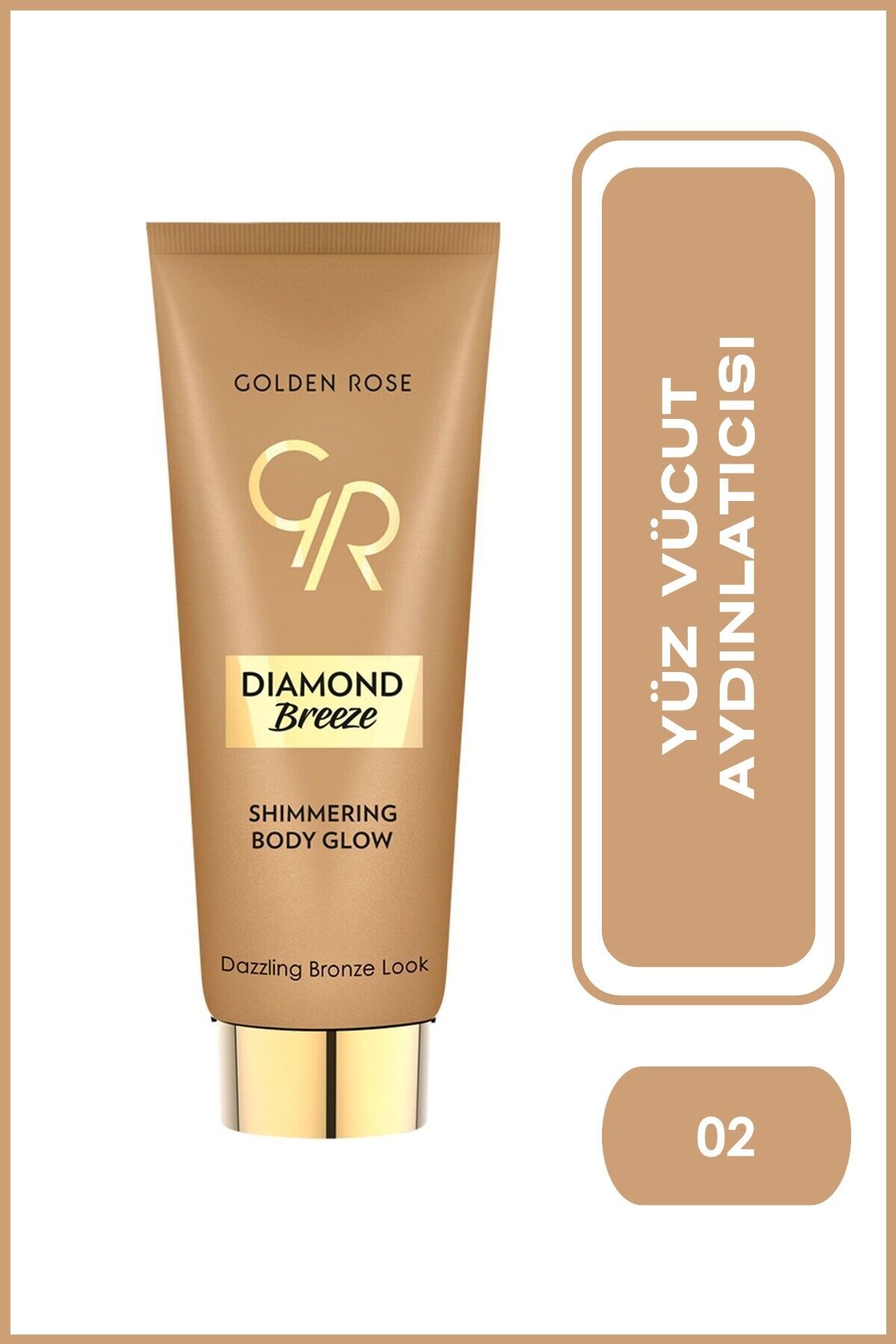 Diamond Breeze Yüz & Vücut Aydınlatıcısı 02 Dazzle  100 ml F-Dbg-02