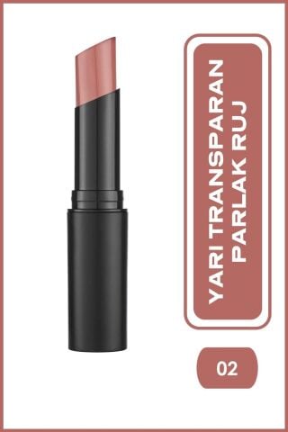 Golden Rose  Sheer Shine Stylo Lipstick No: 02 - Argan Yağlı Parlak Ruj SPF 25