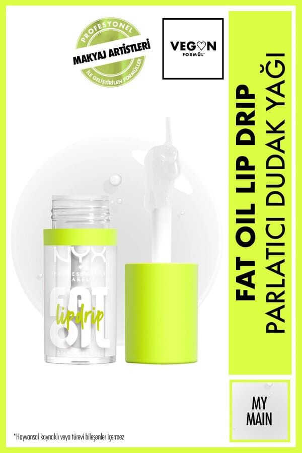 NYX Professional Makeup Fat Oil Lip Drip Parlatıcı Dudak Yağı - My Main