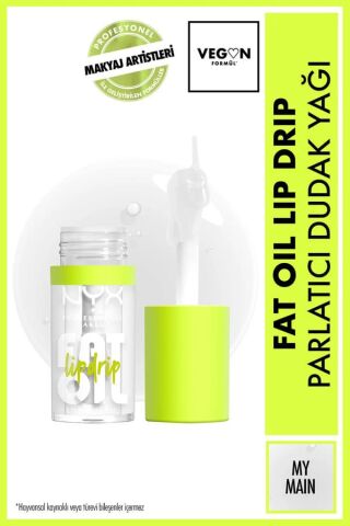 NYX Professional Makeup Fat Oil Lip Drip Parlatıcı Dudak Yağı - My Main
