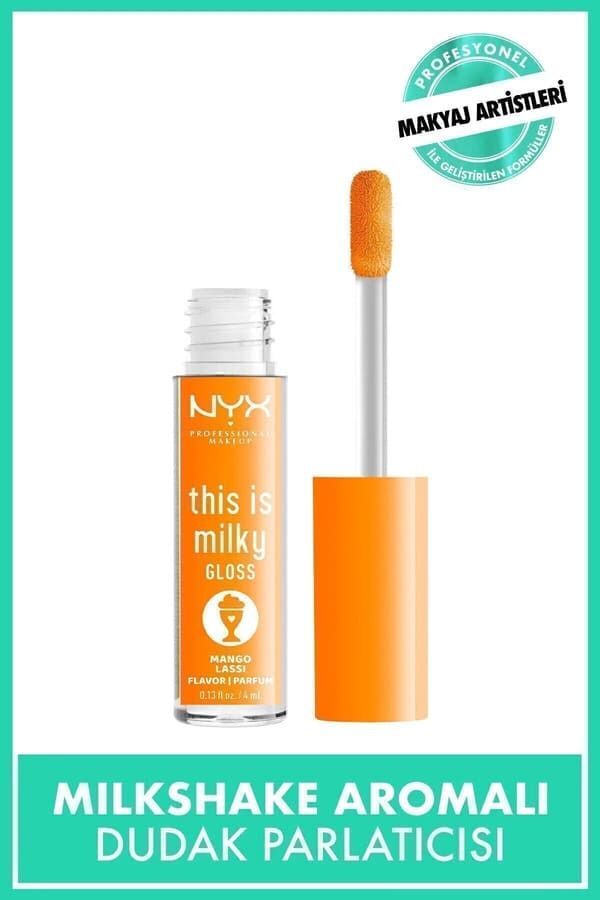 NYX Professional Makeup This Is Milky Gloss Dudak Parlatıcısı - Mango Lassi