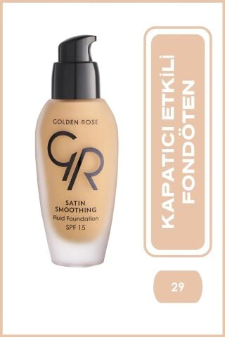 Golden Rose Satin Smoothing Fluid Foundation No: 29 Warm Sand