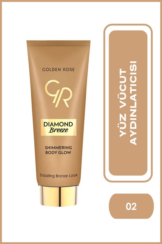 Diamond Breeze Yüz & Vücut Aydınlatıcısı 02 Dazzle Bronz Body Glow 100 ml