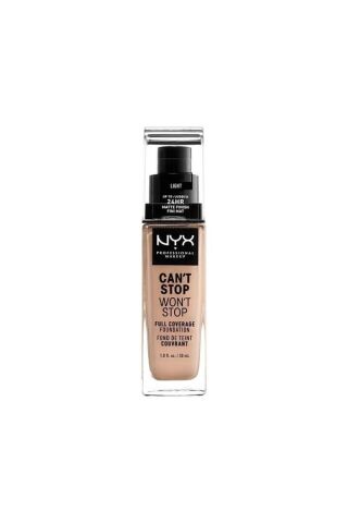 NYX Professional Makeup Fondöten - Can't Stop Won't Stop Full Coverage Foundation 05 Light