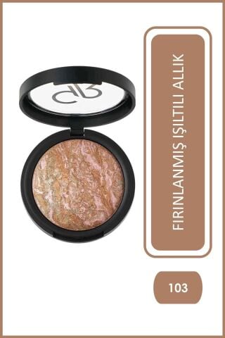 Golden Rose Baked Stardust No: 103 - Sedefli ve Işıltılı Fırınlanmış Allık