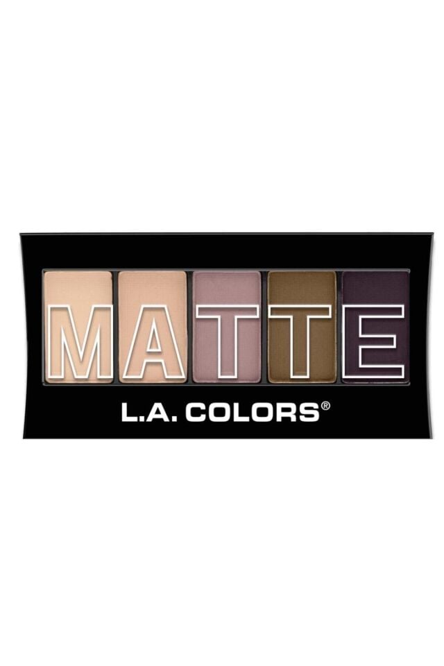 L.A Colors Matte 5 Color Far Paleti-natural Lınen